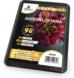 Agrowłóknina czarna 90g/m 1,1x5m AGR-10