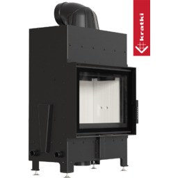 Kominek powietrzny stalowy KRATKI FLOKI L prawy 12 kW Ø
