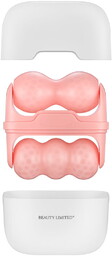 Masażer chłodzący falisty 2w1 Ice Roller Pink