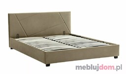 Łóżko sypialniane COLUMBIA VELVET Signal 140x200, Beżowe