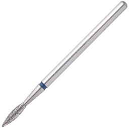 Frez diamentowy FA11B021/8 płomyk ostry 2,1mm/8mm Staleks Pro Expert niebieski