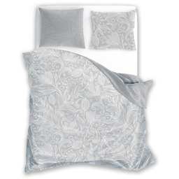 Pościel flanelowa szara PGO-08