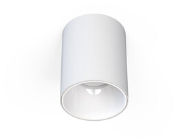 Spot sufitowy designerski tuba EYE TONE GU10 śr. 8,9cm biały 8925