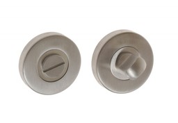 Tarczka okrągła B-HARKO WC, stal nierdzewna (komplet)