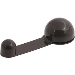 Wolfpack 5320302 stoper do drzwi z blokadą, do przyklejenia, biały