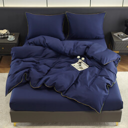 Pościel z satyny bawełnianej z lamówką PGW-04