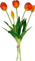 Flair Flower Real-Touch wiązanie tulipanów, sztuczne kwiaty, dekoracja wiosenna, dekoracja wielkanocna, tulipan, bukiet tulipanów, lateksowy, sztuczny tulipan, pojedyncze kwiaty, sztuczne kwiaty,
