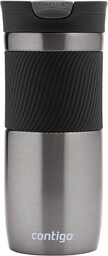 Contigo Unisex Byron Snapseal 2095560 Kubek Termiczny, Szary/Czarny, 470 ml
