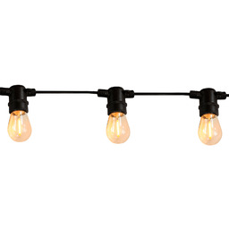 Polux Dekoracyjna girlanda ozdobna do ogrodu 10 LED 6,2m IP44 ciepła