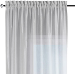 Zasłona na kanale z grzywką 1 szt., kremowy, Natural Touch