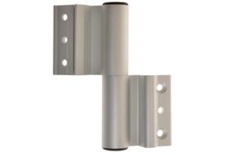 Zawias wrębowy WALA 80104391 do systemu YAWAL 2-skrzydełkowy anoda srebrna