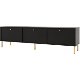 Szafka RTV Tokyo 2 Czarny 180 cm (3K Typ 303)