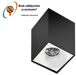 Oprawa sufitowa HUGO 1 czarna AZ0826 - Azzardo