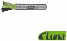 LUNA Frez trapezowy do rowków wczepowych do drewna, średnica 17,6 mm, długość robocza 16 mm, kąt cięcia 14 (21020-0200)