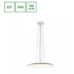 NYMPHEA FLAT DUO 36W CCT 230V 120ST IP54 FI400X26MM BIAŁY OKRĄGŁA