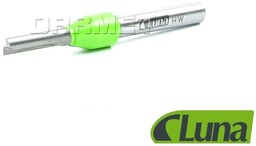 LUNA Frez prosty HM do drewna, średnica 3 mm (1 ostrze), długość robocza 10 mm (20999-1405)
