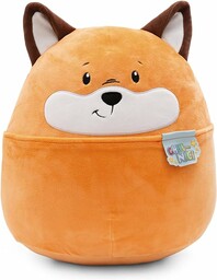 NICI Pluszowa zabawka Chill-NICI Lis 30 cm - Pluszowy lis z ogonkiem dla dziewczynek, chłopców i niemowląt, Milutkia i super mięciutka zabawka - 49889