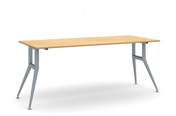 Stół konferencyjny do biura WIDE, 180x80 cm, buk