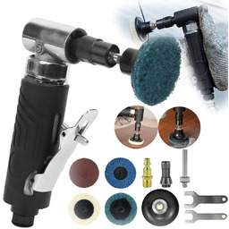 Szlifierka Kątowa Pneumatyczny Mini Zestaw Gumówka Kątówka Do Polerowania