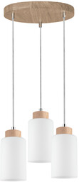 SPOTLIGHT lampa wisząca 3 punktowa drewno dębowe kolor dąb olejowany 1720574 1720574