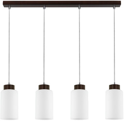 SPOTLIGHT lampa wisząca 4 punktowa drewno bukowe kolor orzech, 1720476 1720476