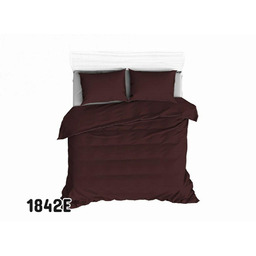 Karo Prześcieradło bawełniane 160x200 1842E bordowe 75 jednobarwne