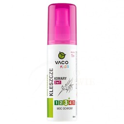 Płyn na komary i kleszcze dla dzieci, VACO, 80 ml