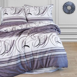 Darymex Pościel z mikrofibry 160x200 szara glamour ornamenty Rixos 12203