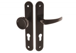 Gałko-klamka drzwiowa obrotowa GAMAR 72 WB czarna