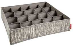 Organizer na skarpetki i bieliznę FANCY HOME 40 x 35 x 10 cm, cappuccino