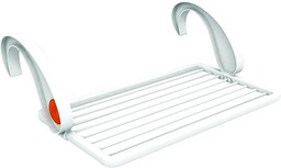 Gimi Virgola suszarka do prania na balkon, wykonana w 100% z żywicy, 6 x 94 x 49,50 cm