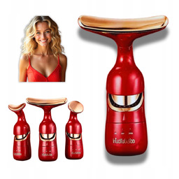 MASAŻER DO TWARZY I SZYI 3W1 LIFTING UJĘDRNIENIE ANTI AGE PIELĘGNACJA