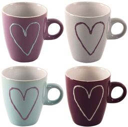 Kubki ceramiczne 210 ml 4 szt.