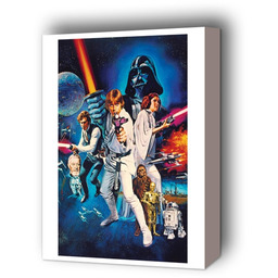 Star Wars Gwiezdne Wojny Nowa Nadzieja - obraz na płótnie
