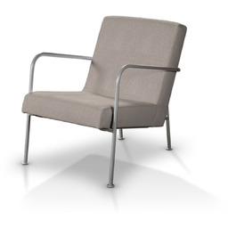 Pokrowiec na fotel Ikea PS, beżowo-szary, fotel Ikea PS, Etna