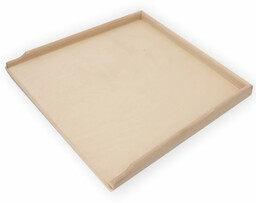 Drewniana stolnica jednostronna Huez 57 x 49 cm, brązowa