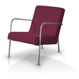 Pokrowiec na fotel Ikea PS, plum (śliwkowy), fotel Ikea PS, Cotton Panama