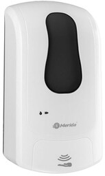 Dozownik do mydła bezdotykowy Merida ONE 1000 ml, biało-czarne tworzywo ABS