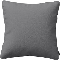 Poszewka Gabi na poduszkę, ciemno szara bukla, 45 x 45 cm, Boucle Teddy