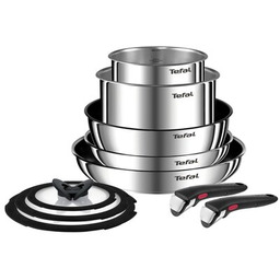 TEFAL Zestaw patelni Ingenio Emotion L897AS74 (10 elementów) Zyskaj