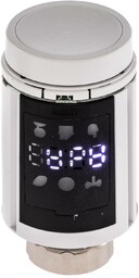 Termostat grzejnikowy Prios Smart, ZigBee, Tuya, biały Heizkörperthermostat PRIOS, biały / opal, tworzywo sztuczne