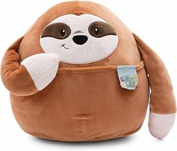 NICI Pluszowa zabawka Chill-NICI Leniwiec 30 cm - Pluszowy leniwiec z małymi rączkami dla dziewczynek, chłopców i niemowląt, Milutkia i super mięciutka zabawka - 49891