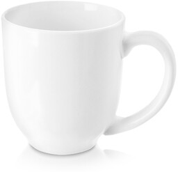 Kubek porcelanowy biały MONA 450 ml