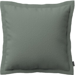 Poszewka Mona na poduszkę, zielona bukla, 45 x 45 cm, Boucle Teddy