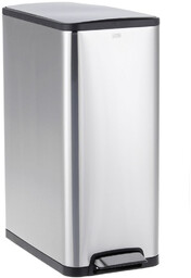 Kosz na śmieci 45 litrów Merida CUBE SLIM, stal nierdzewna matowa