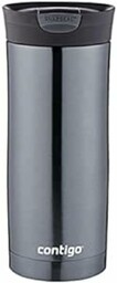 Contigo Uniseks-Dorosły Huron 2095637 Kubek Termiczny, Szary, 470 ml