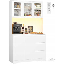 Bufet Kuchenny Kredens Blat Szuflady Idealny Do Kuchni 180X100CM