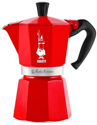 Kawiarka Bialetti Moka Express Nutcracker 6tz - Czerwona