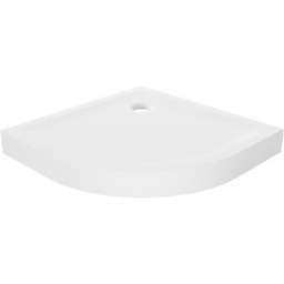 Brodzik półokrągły MARELLE prawy 80x90x11,5 biały TER-0284