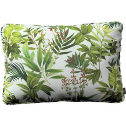 Poszewka Gabi na poduszkę prostokątna, zielono-czerwona roślinność na białym tle, 60 x 40 cm, Flowers